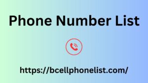 Phone Number List