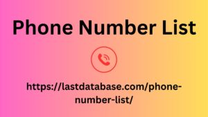 Phone Number List