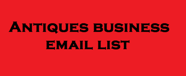 Antiques business email list