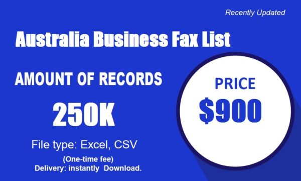 Australia Business Fax List Trial