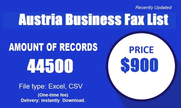 Austria Business Fax List Trial