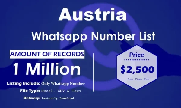 Austria Whatsapp Resource 500K