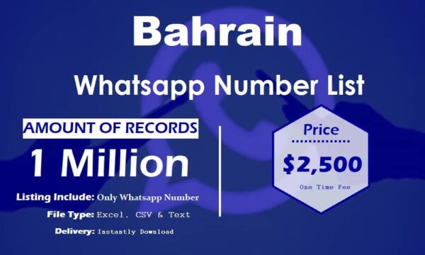 Bahrain Whatsapp Resource 50K