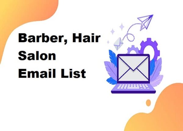 Barber, Hair Salon Email list management List