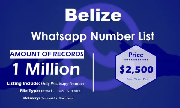 Belize Whatsapp Resource 100K