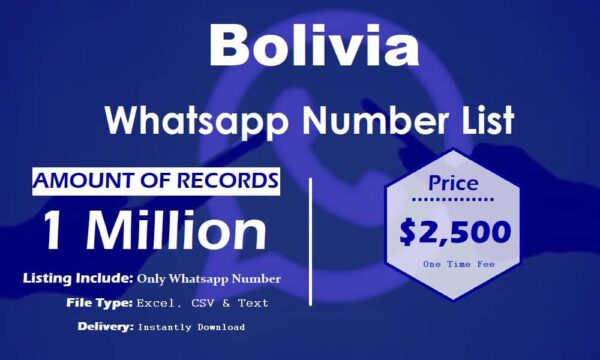 Bolivia Whatsapp Resource 50K