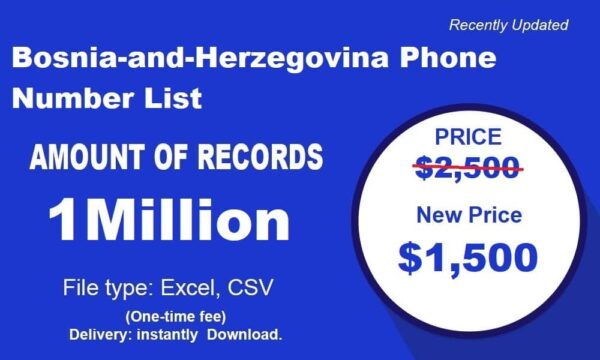 Bosnia and Herzegovina Telemarkeing 1 Million