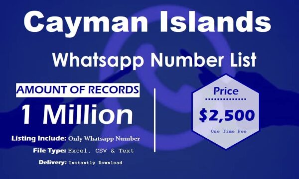 Cayman Islands Whatsapp Resource 3 Million