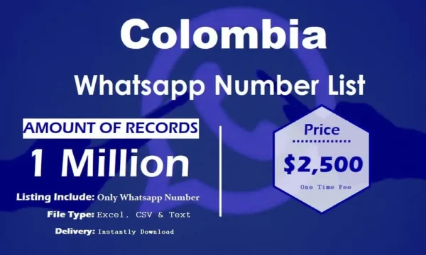 Colombia Whatsapp Resource 100K