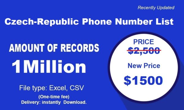 Czech Republic Telemarkeing 1 Million