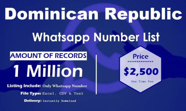 Dominican Republic Whatsapp Resource 50K