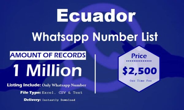 Ecuador Whatsapp Resource 1 Million