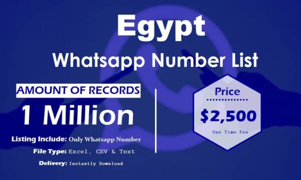 Egypt Whatsapp Resource 1 Million