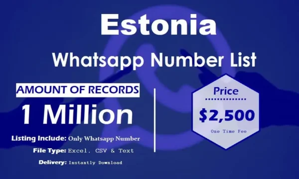 Estonia Whatsapp Resource 3 Million