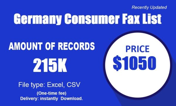 Germany Consumer Fax List Trial