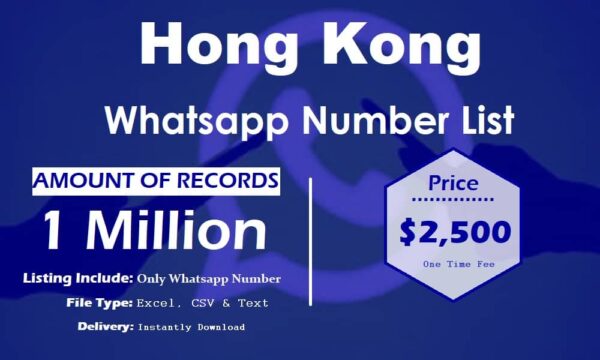 Hong Kong Whatsapp Resource 500K