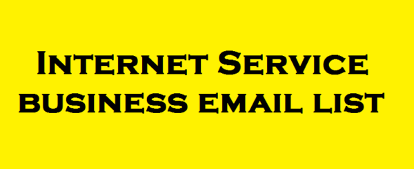 Internet Service Email list management