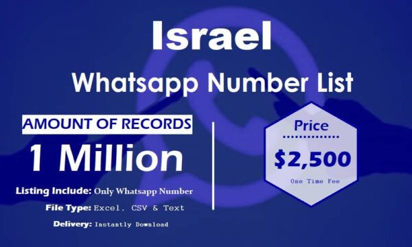 Israel Whatsapp Resource 5 Million