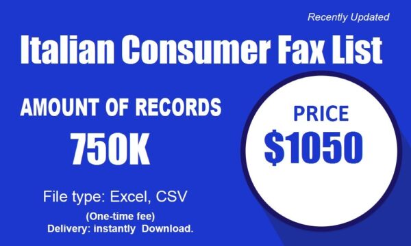 Italian Consumer Fax List Trial