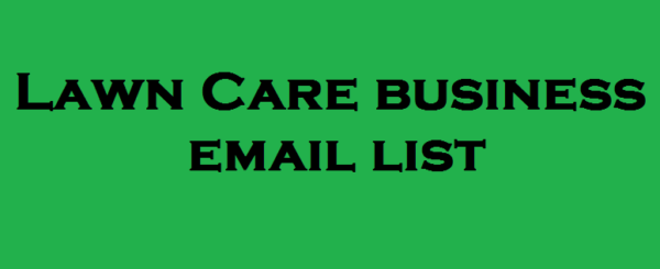 Lawn Care Email list management