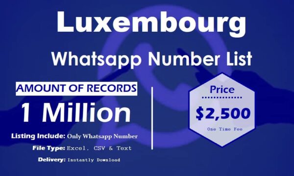 Luxembourg Whatsapp Resource 50K