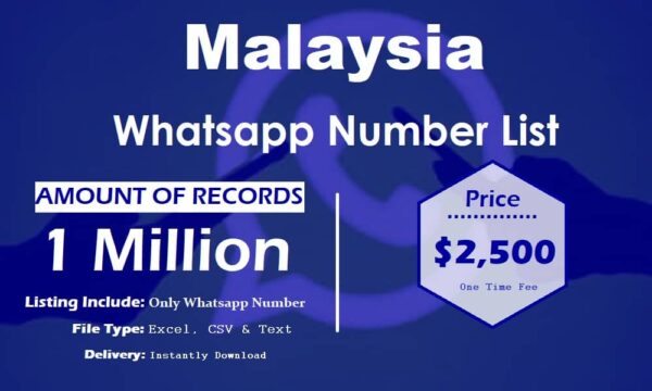 Malaysia Whatsapp Resource 5 Million