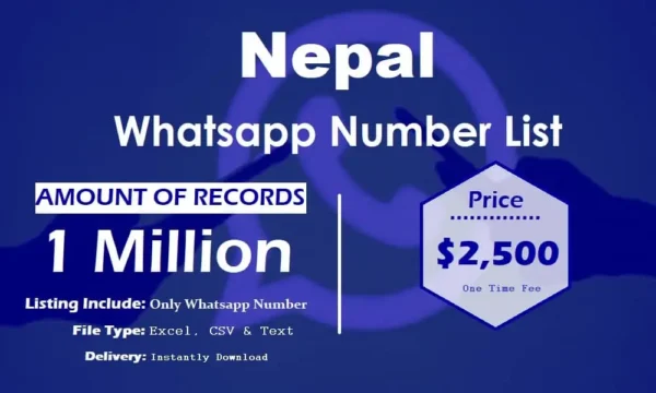 Nepal Whatsapp Resource 500K