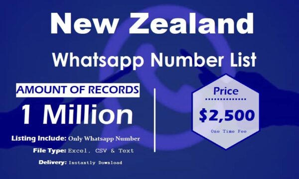 New Zealand Whatsapp Resource 1 Million