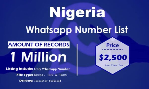 Nigeria Whatsapp Resource 1 Million