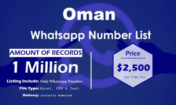 Oman Whatsapp Resource 3 Million