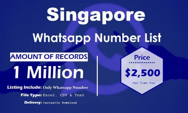 Singapore Whatsapp Resource 3 Million