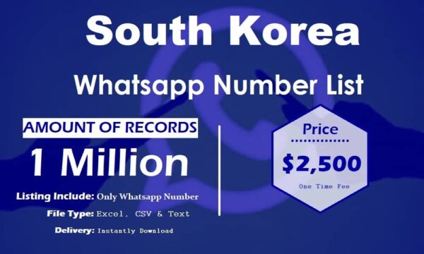 South Korea Whatsapp Resource 100K