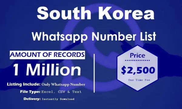 South Korea Whatsapp Resource 50K