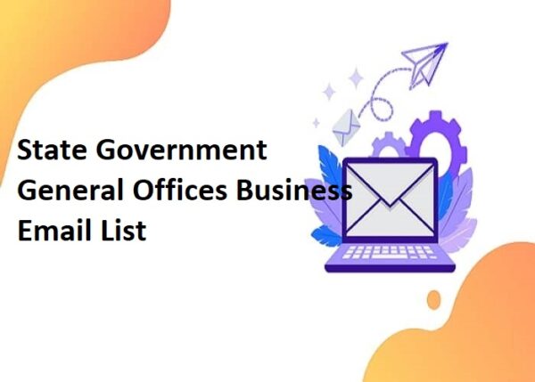 State Government-General Offices Email list management