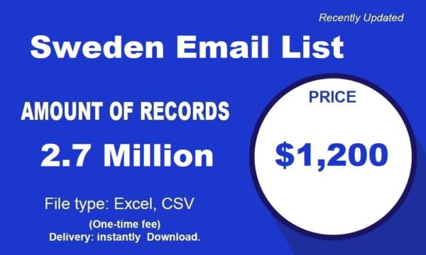 Sweden Email list management List