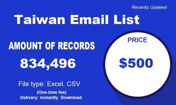 Taiwan Email list management