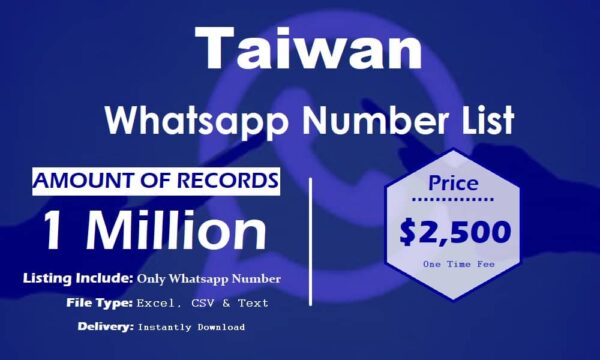 Taiwan Whatsapp Resource 100K