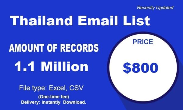 Thailand Email list management