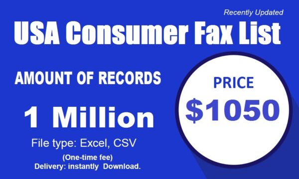 USA Consumer Fax List Trial