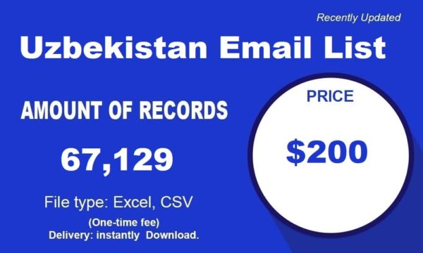 Uzbekistan Email list management