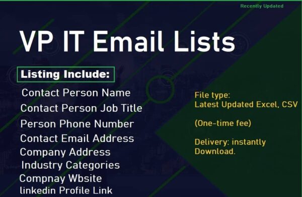 VP IT Email list management Lists Trial