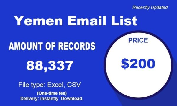 Yemen Email list management