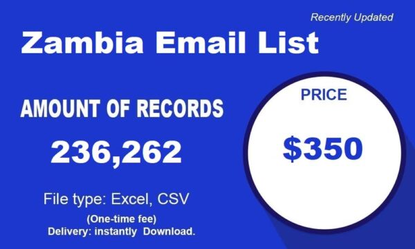 Zambia Email list management Lists