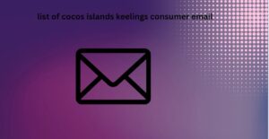 list of cocos islands keelings consumer email