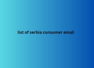 list of serbia consumer email